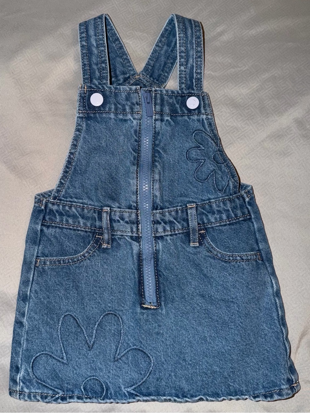 Old Navy Blue Denim Pinafore Overall Dress